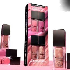 E.L.F GLOW REVIVER PLUMPING LIP OIL 4 SHADES